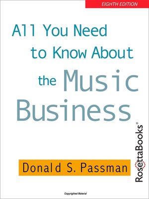 cover image of All You Need to Know About the Music Business